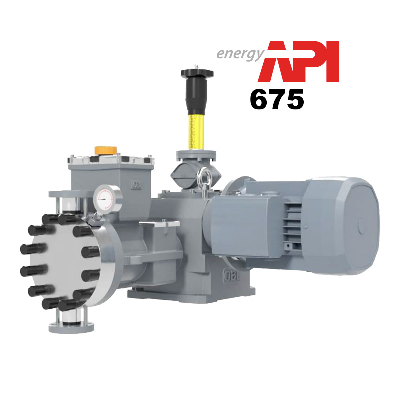 OBL LX9 Serie | Metering accuracy, robustness and reduced footprint make this hydraulic double-diaphragm pump the ideal solution for a wide spectrum of industrial dosing processes.